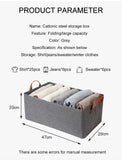 JD FRESH Drawer organizer for wardrobe, Wardrobe Organizer For Clothes, Stackable Organizer For Wardrobe Storage,Clothing Organiser For Wardrobe Shelf,Jeans,Pants,T Shirt Organizer For Cupboard Racks And Shelves,Grey