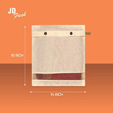 JD Fresh Cotton Saree bags Storage covers with zip| wardrobe organizer for clothes cover saree bags storage