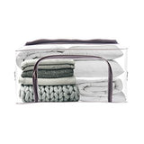 JD Fresh 4 Peices Wardrobe organizer for clothes, Storage box for Clothes for wardrobe, Cloth Storage Box, Storage Basket, Full Transparent, Pack of 4 PCS, Polyvinyl Chloride (PVC)