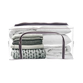 JD Fresh 1 Pieces 52 Liter Wardrobe organizer for clothes, Storage Bag for Clothes, Clothes organizer for wardrobe, Cloth Storage Box, organisers storage box, Pack of 1 Colour Transparent