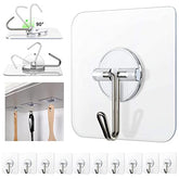 Adhesive Wall Hook 20 Pcs