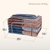 JD Fresh 4 Peices Wardrobe organizer for clothes, Storage box for Clothes for wardrobe, Cloth Storage Box, Storage Basket, Full Transparent, Pack of 4 PCS, Polyvinyl Chloride (PVC)