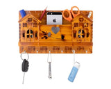 JD FRESH Wooden Wall Shelves | Corner Hanging Shelf for Living Room Stylish | Zig Zag Home Decor Floating Display Rack Storage Organizer with Finish