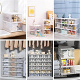 JD FRESH Shoe Rack Collapsible Shoe Organiser with Door - Foldable Sneaker Crates Footwear Organiser for Men, Women, Heels, Boots, Loafers, Sneakers, Slippers