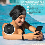JD Fresh Swimming Cap with Ear Cover Silicone Made Waterproof Swimming Cap for Men & Women with Long Hair & Adults Color Pink