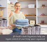 JD FRESH Drawer organizer mesh storage organiser 7 slot plastic