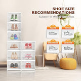 JD FRESH Shoe Rack Collapsible Shoe Organiser with Door - Foldable Sneaker Crates Footwear Organiser for Men, Women, Heels, Boots, Loafers, Sneakers, Slippers