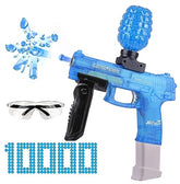 JD FRESH Electric Operated Gel Blaster Gun Automatic Toy Gun for Kids Toy Gun High Speed Upto 50 Feet Range Including 10000 Gel Balls, Color Blue