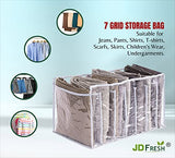 JD FRESH Drawer organizer mesh storage organiser 7 slot plastic