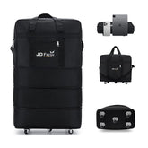 Jd Fresh Expandable Travel Duffle Bags for Luggage with Wheels, Trolley Duffle Bags for Travel, Folding Duffle Bags for Men and Women, Foldable Duffle Bag for Travel