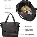 JD Fresh Duffle Gym Bag for Men and Women, Gym Bag with Shoe Compartment, Duffel Bag for Gym, Workout, Colour Blue Haze