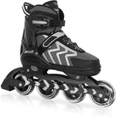 4 wheel skates -black-L