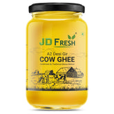 JD FRESH A2 Gir Cow Ghee 500 ml/Pure Cow Ghee/Traditional Bilona Method/Pure and Healthy Immunity Booster, Natural, Fresh Desi Cow Ghee