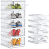 Foldable Transparent Cupboard Organizer for Clothes/Versatile and Sturdy Almirah for Clothes/Shoes/Books/Storage Organizer/Closet for Bedroom/Living Room/Laundry Room/Study(White)