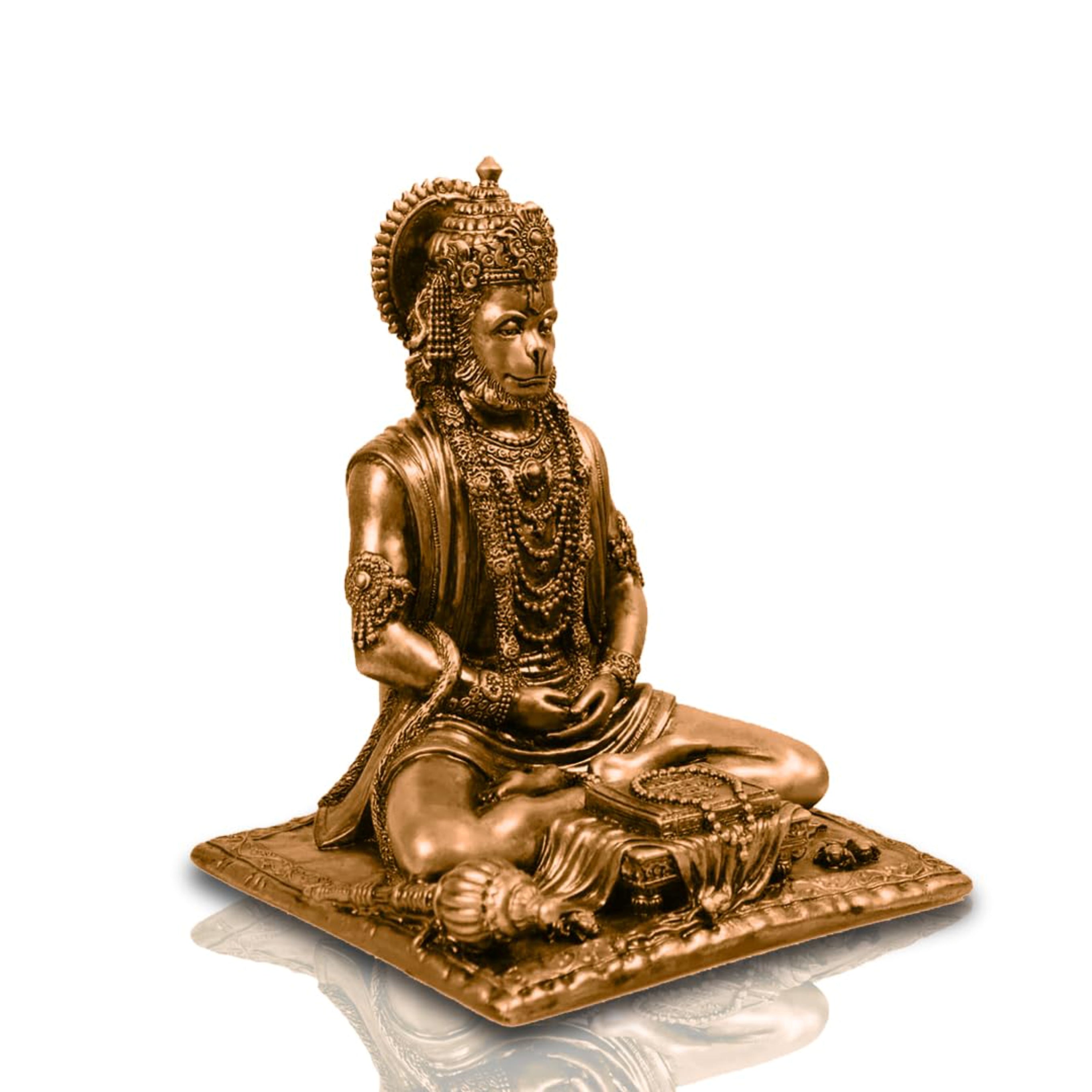 4.5 Inch Bajrangbali Statue with Gada/Hanuman Ji/Sankat Mochan/God Idols for Home/Car Dashboard/Office Desk/Murti for Home Decor/Decorative Items/Gifts(Black)