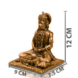 4.5 Inch Bajrangbali Statue with Gada/Hanuman Ji/Sankat Mochan/God Idols for Home/Car Dashboard/Office Desk/Murti for Home Decor/Decorative Items/Gifts(Black)