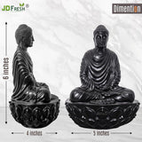 6 Inch Gautam Buddha Statue/Resin Idols for Home/Showpiece for Home Decor/Decorative Items for Living Room/Office/Buddha Statues/God Idol