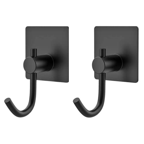 S H D Hook Square Black J Shape -2 PCS