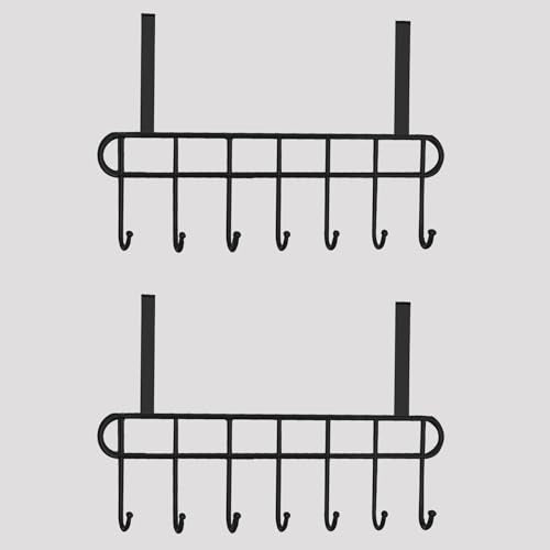 Over the door hanger Black-2 Pcs New