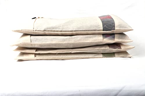 JD Fresh Plain Saree Covers - Set of 8, Durable Fabric, Lightweight and Foldable Storage Bags for Wardrobe Organization