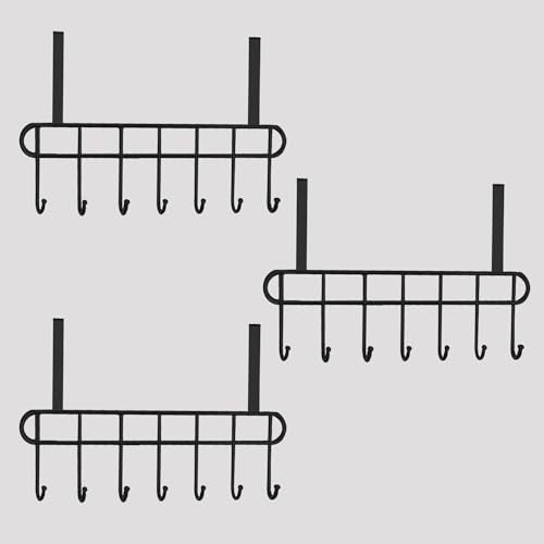 Over the door hanger Black-3 Pcs