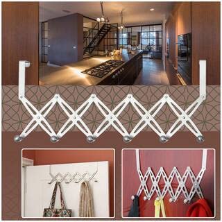 JD FRESH Alloy Steel Hooks for Clothes Hanging Over The Door Hanger, Cloth Hanger for Door, Door Hooks for Clothes