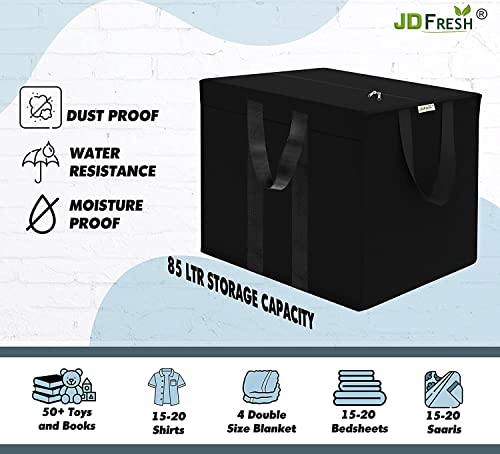 JD Fresh 69 Liters Nylon Storage Bags For Clothes Large Packing Bags For Clothes Storage Home Organizer Items And Storage Bags For Travel Cloth Bag Large Big Bags For Travelling.
