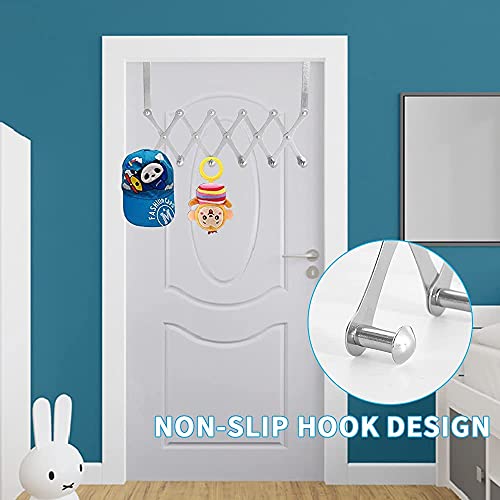 JD FRESH Alloy Steel Hooks for Clothes Hanging Over The Door Hanger, Cloth Hanger for Door, Door Hooks for Clothes