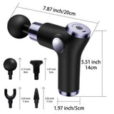 JD Fresh Massage Gun 3200 RPM, Body massage machine, massager machine for pain relief, Massager machine for pain relief, Massage Gun for full body -Color Black