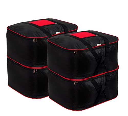 Storage bag-69L-Red & Black-4 pcs