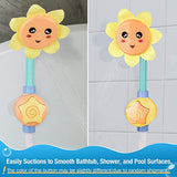JD Fresh Battery Operated Sunflower Spritz Fun Battery-Operated Water Squirt Toy and Bathtub Water Pump for Infants, Baby Bath Shower Toy for Baby Bathing