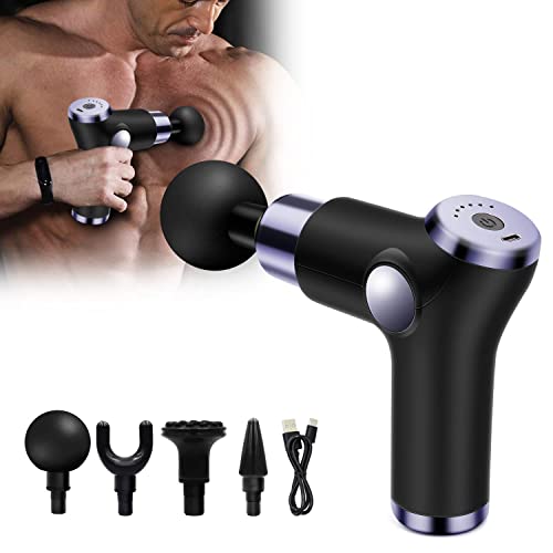 JD Fresh Massage Gun 3200 RPM, Body massage machine, massager machine for pain relief, Massager machine for pain relief, Massage Gun for full body -Color Black