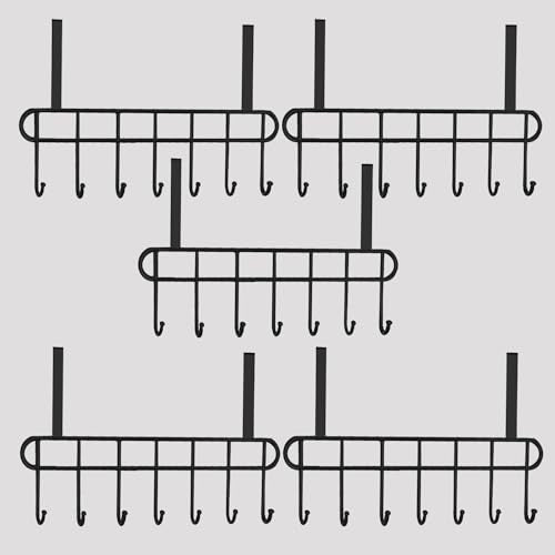 Over the door hanger Black-5 Pcs
