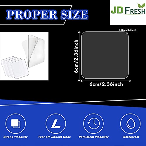 JD FRESH 10 Pcs Self Adhesive Tape Double Sided tape Heavy Duty tape for wall, Strong Double sided tape for wall hanging in Kitchen, Office, Wall, Car | Grip tape Stickers for Home (Pack of 10 Pcs)