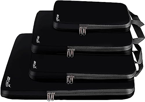 JD Fresh Compression Packing Cubes For Travel, Packing Bags For Clothes Travelling, Ziplock Saree Packing Bags, Luggage Packing Organizer Set