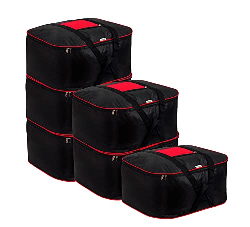 Under Storage bag-69L-Red & Black-6 pcs