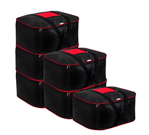 Storage bag-69L-Red & Black-6 pcs