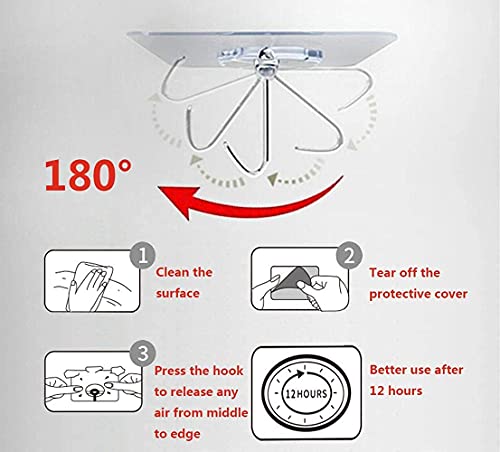 JD FRESH Self Adhesive Wall Hooks