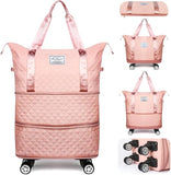 Jd Fresh Foldable Wheel Duffle Bags for Travelling