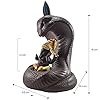 JD FRESH Snake with Shivling Backflow Incense Holder, vashuki Snake, Pooja,Aromatherapy Ornament Home with 30 backflow Incense Cone (Ceramic, Conical)