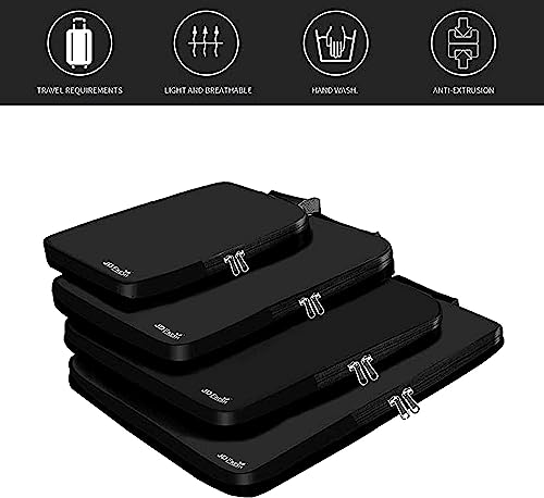 JD Fresh Compression Packing Cubes For Travel, Packing Bags For Clothes Travelling, Ziplock Saree Packing Bags, Luggage Packing Organizer Set