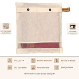 JD Fresh Plain Saree Covers - Set of 8, Durable Fabric, Lightweight and Foldable Storage Bags for Wardrobe Organization