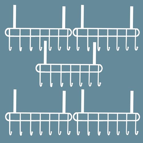 Over the door hanger White-5 Pcs