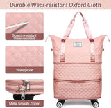 Jd Fresh Foldable Wheel Duffle Bags for Travelling