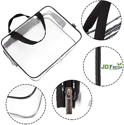 JD Fresh 8 PCS, 27 L Multipurpose Transparent Bag for Storage Clothes, Storage containers for Clothes, Cloth organisers storage Box for Wardrobe, packing bags for clothes - 8 Pieces