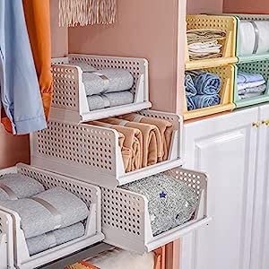 Stackable rack-Large-White-3 Pcs