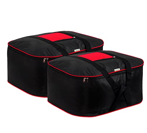 Storage bag-69L-Red & Black-2 pcs
