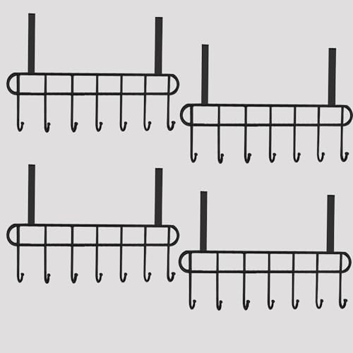 Over the door hanger Black-4 Pcs