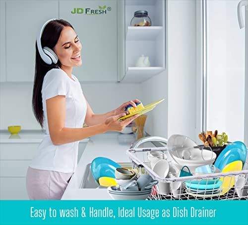JD FRESH Dish Drainer for Kitchen Utensil