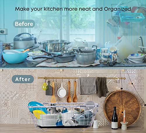 JD FRESH Dish Drainer for Kitchen Utensil